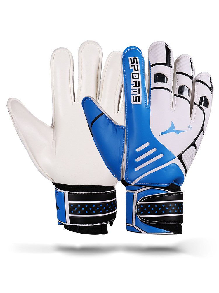 Football goalkeeper gloves goalkeeper adult children professional primary school students finger protection equipment non-slip training wear-resistant gloves