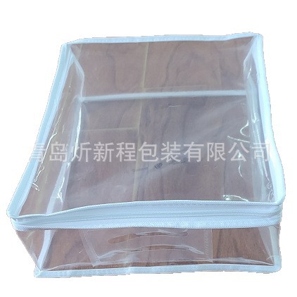 Renewable Pe Zipper Bag Home Textile Packaging Bag Customizable Stereo Zipper Bag Grs Certification