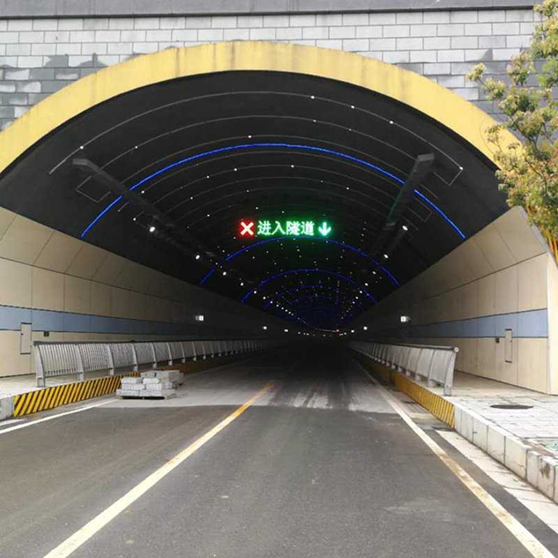 High-speed toll station traffic guidance screen PLC control red fork green arrow indicator tunnel ETC lane display screen