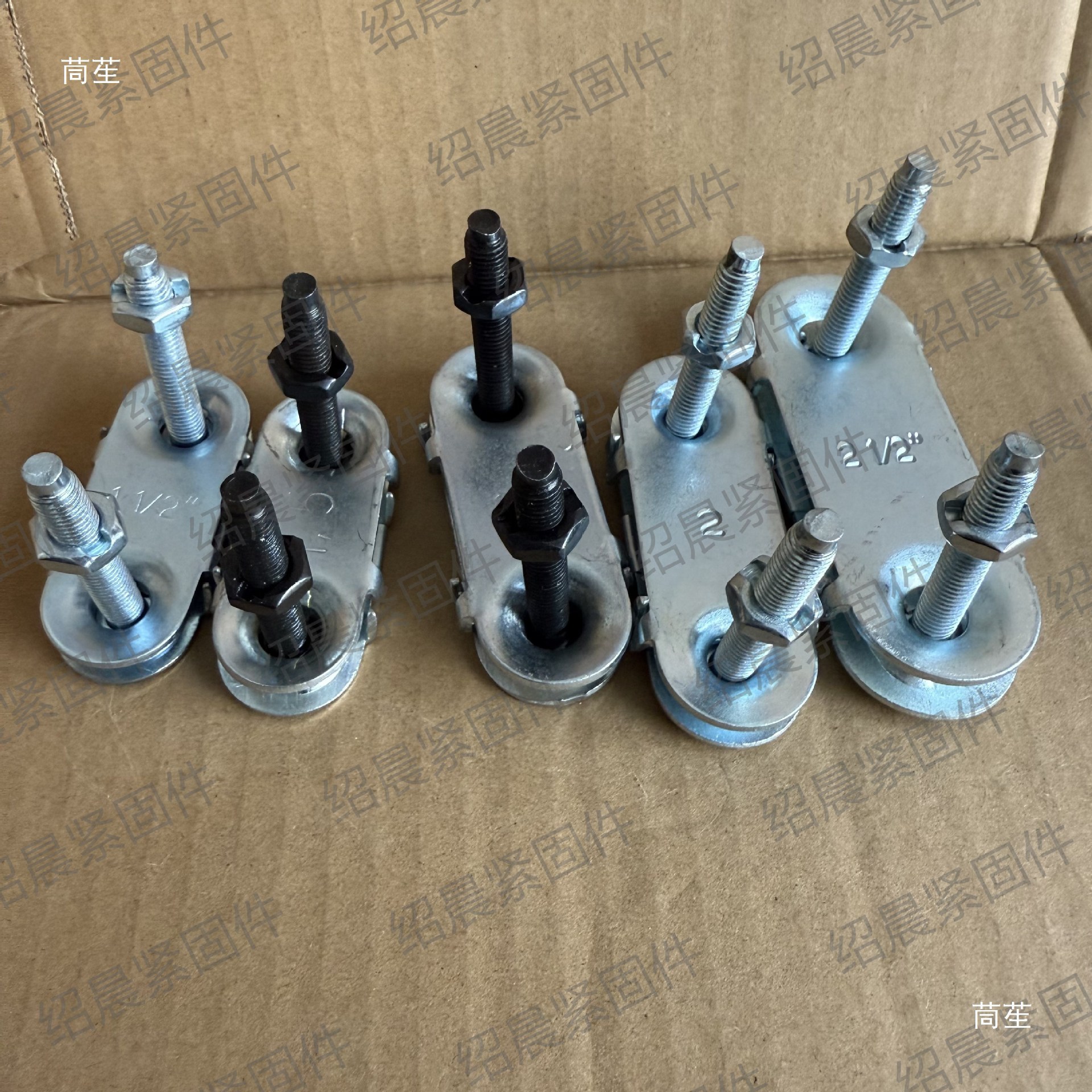 Conveyor Belt Buckle Connector Repair Plastic Pad Flat Buckle Screw Complete Set of National Standard Belt Clamp