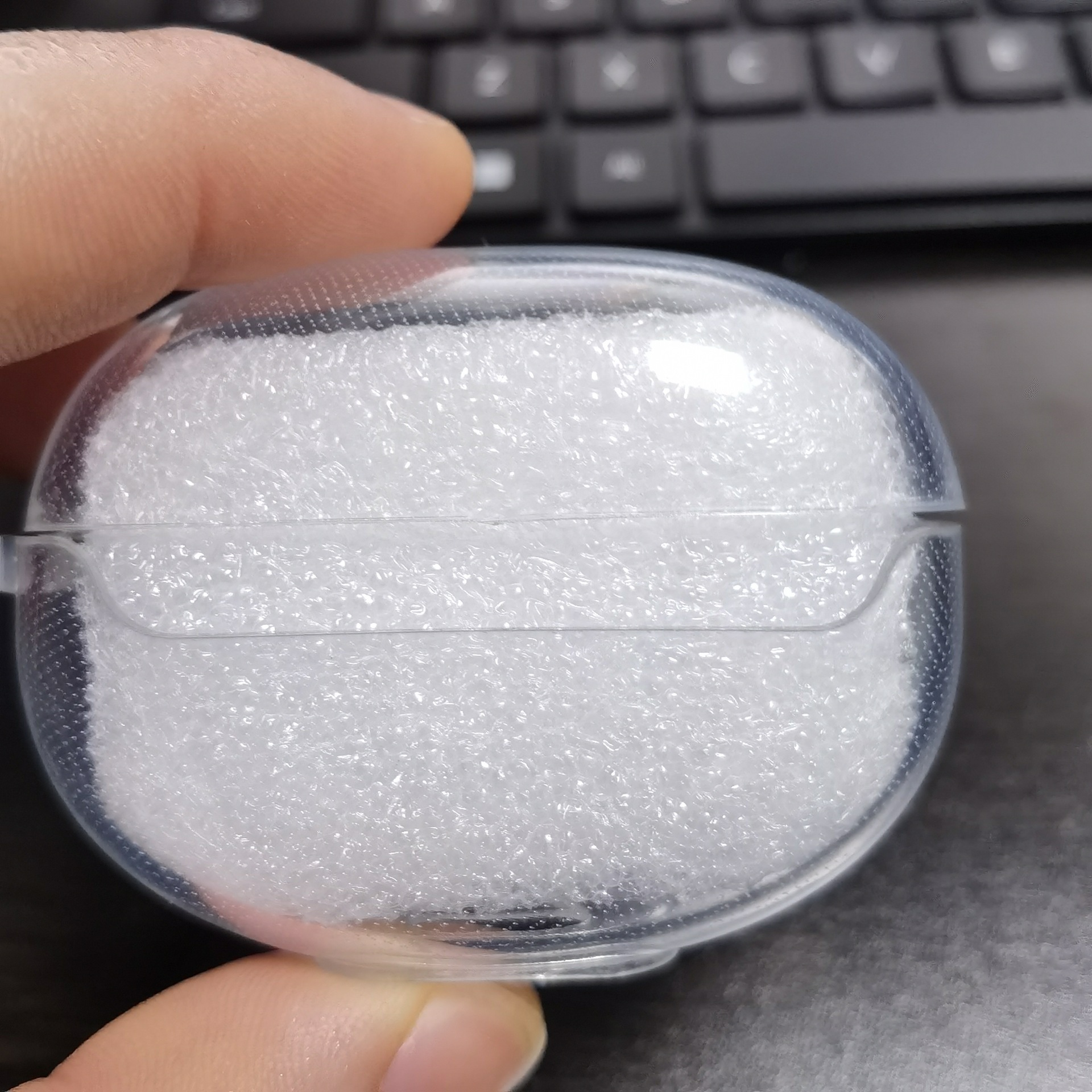 Suitable for Lenovo Lk6 Transparent Material Ea166 Bluetooth Headphone Cover 230P Soft Shell Uv Color Printing Ta Shell Ea410