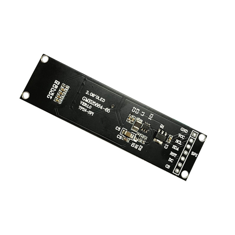 2.08-inch OLED display 256 × 64oled with gray adjustment 7-pin SPI interface SH1122 highlight