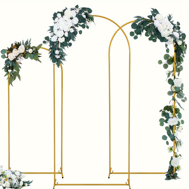 2026 Autumn and Winter Cross-Border Export New 3 Pieces/Set 4 Feet 5 Feet 6 Feet Metal Arch Background