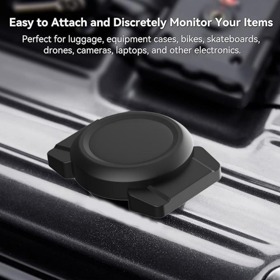 Electric Vehicle Airtag Silicone Protective Case with Strong Magnetic Adsorption, Anti-Theft Bracket, Shockproof and Anti-Lost, Used for Apple Locator