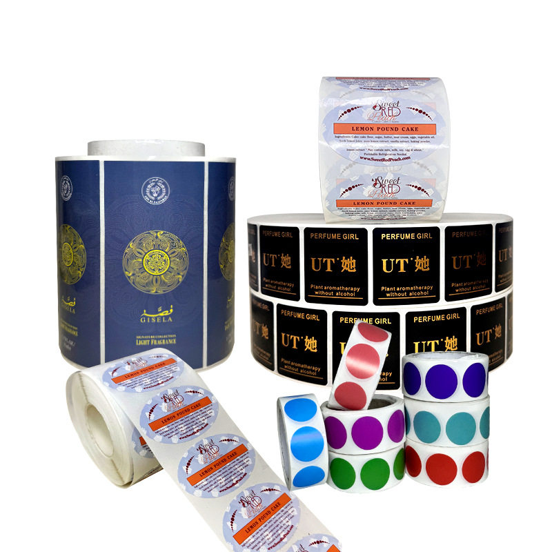 Customized Self-Adhesive Printed Labels with Logo, Hot Stamping Stickers, Uv Hot Stamping Custom Planner Stickers