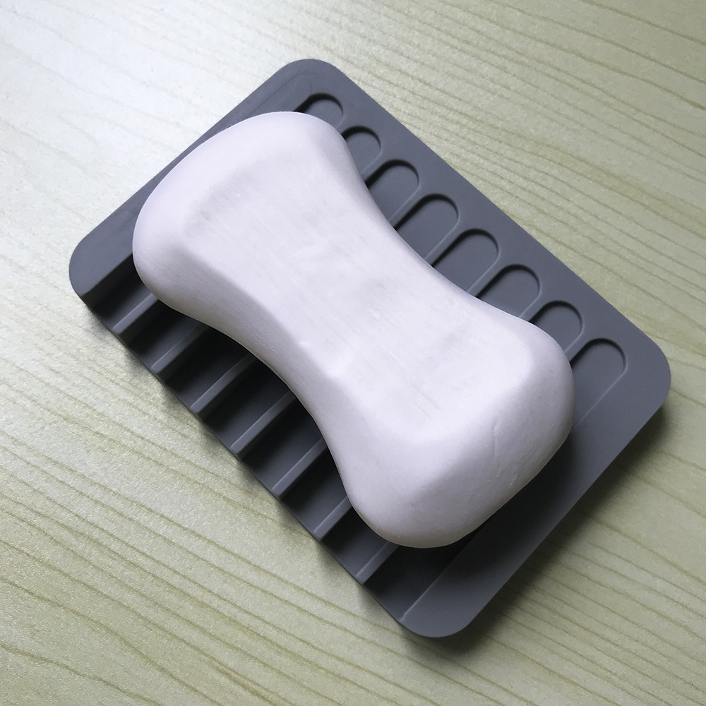 Soap Box Soft Glue No Water Soap Pad Bathroom Soap Pad Tray Bathroom Soap Rack Drain Pad Soap Box