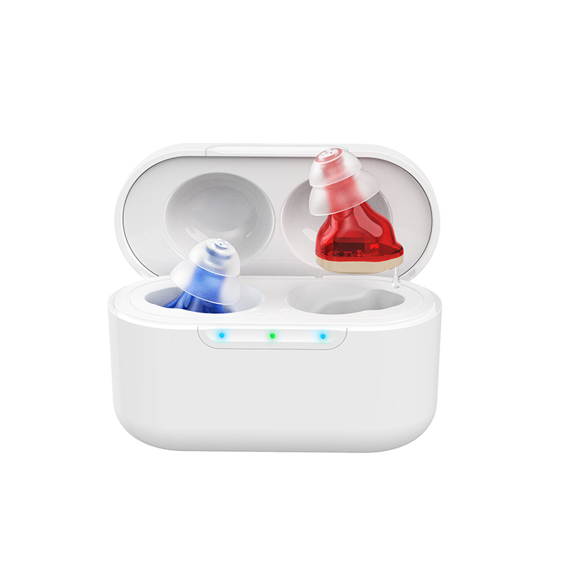 Gumi Cross-Border Spot Hearing Aid for the Elderly Rechargeable Cic Sound Amplifier Sound Collector Charging Compartment Accessories