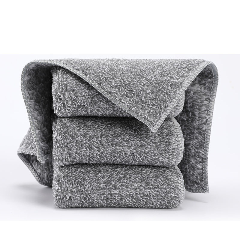 Bamboo Charcoal Fiber Rag, Decontamination, Non-Stick Oil, Antibacterial, Water-Absorbent, Easy to Clean Dishcloth, Kitchen Wholesale Cleaning Dishcloth