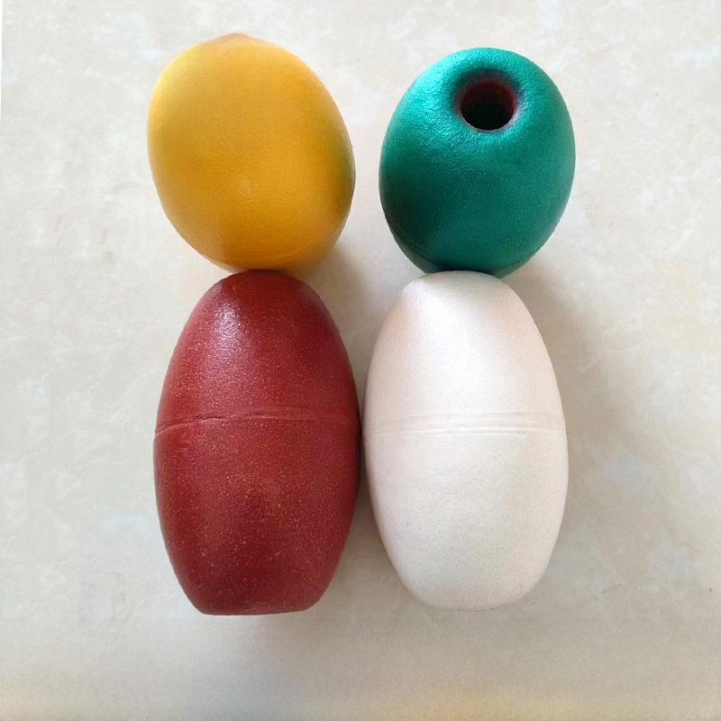 Oval PVC float positioning buoy Mark ball pull net float foam float float foam float wholesale