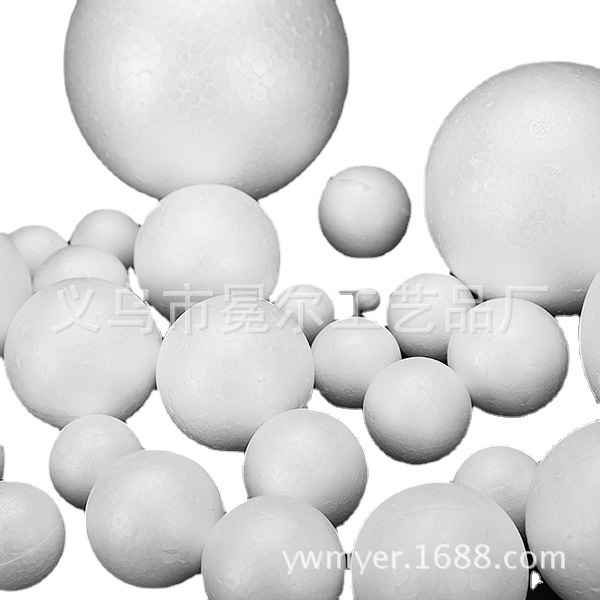 Factory direct supply Styrofoam ball DIY solid Styrofoam ball mall decoration wedding