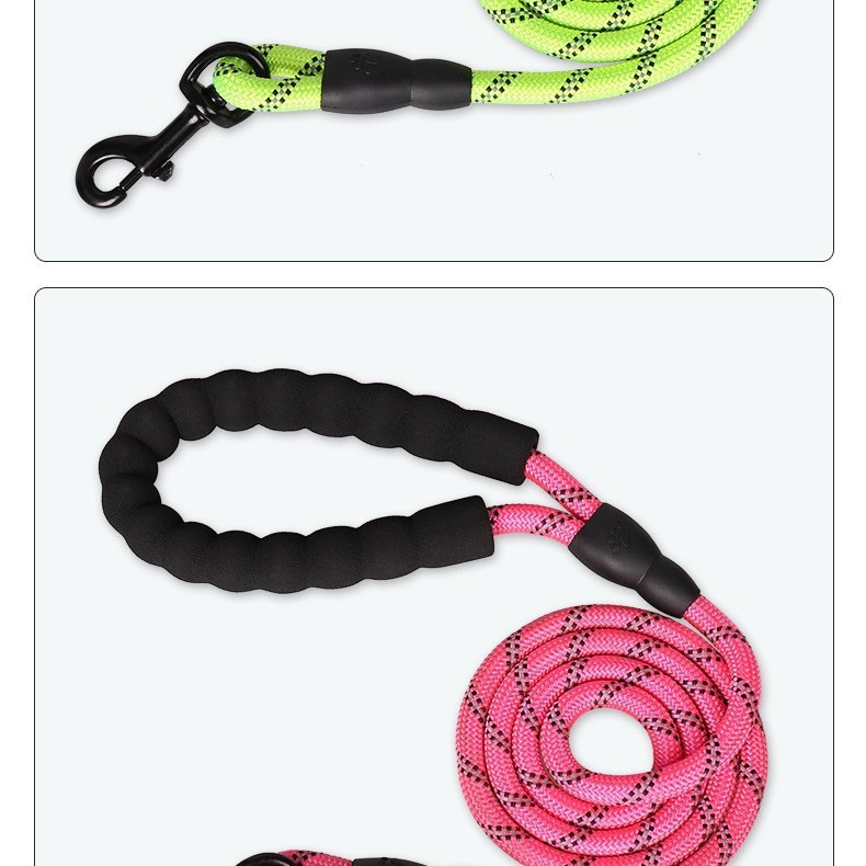 Pet supplies reflective traction rope explosion-proof dog rope dog walking chain dog large and medium-sized dog source factory wholesale
