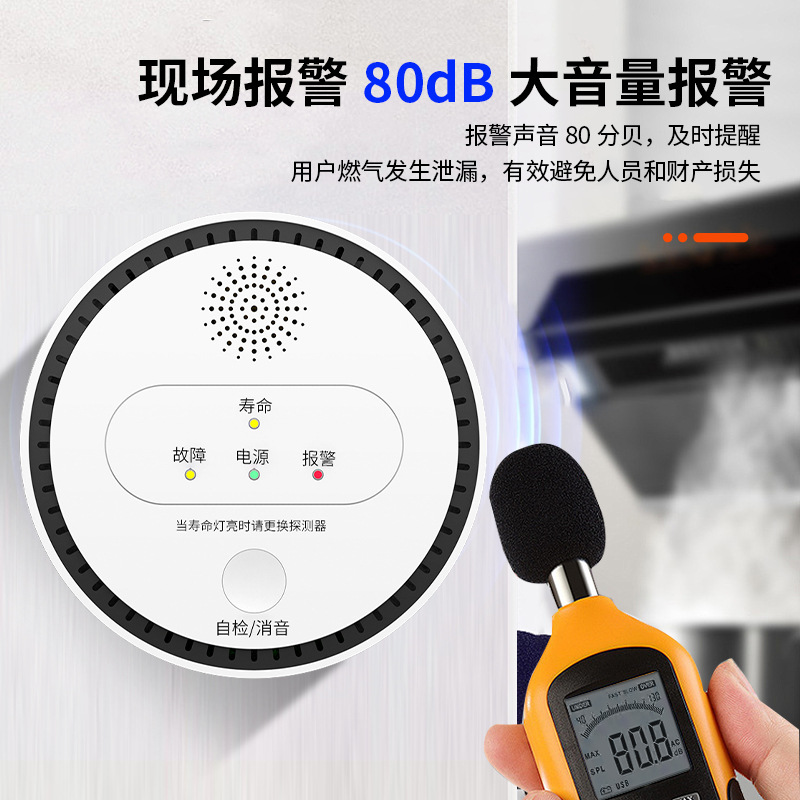 Сигнализация утечки газа для кухни, бытовая, для сжиженного природного газа, для ресторанов и общественного питания