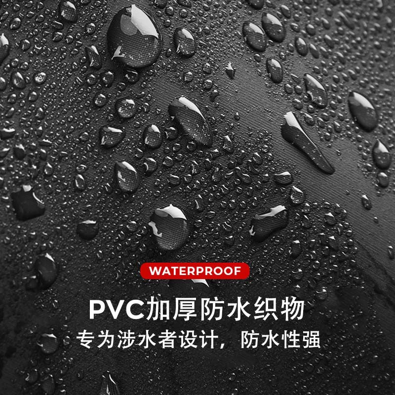 Strap waterproof wholesale half-length jumpsuit men's fishing pants catch fish pants thickened jumpsuit rain pants water pants