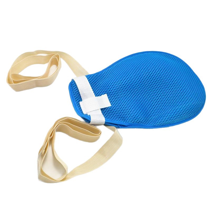 Anti-Pull Tube Restraint Gloves, Breathable, Anti-Scratch, for Elderly People to Prevent Scratching, Table Tennis Racket Anti-Self-Injury, with Embedded Panels and Binding Rope