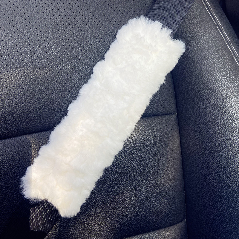 Мягкая плюшевая накладка на ремень безопасности для мужчин и женщин