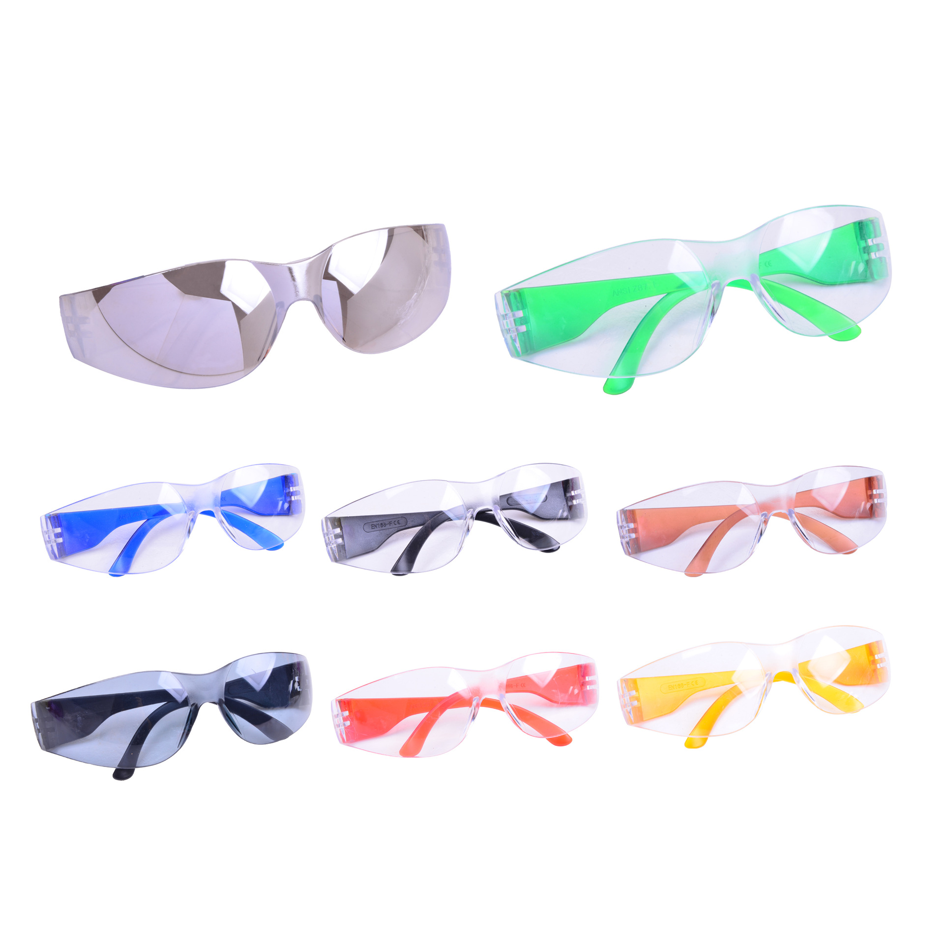 Цветные усиленные защитные очки, противоударные и противоцарапин, пылезащитные, для велоспорта, промышленных экспериментов