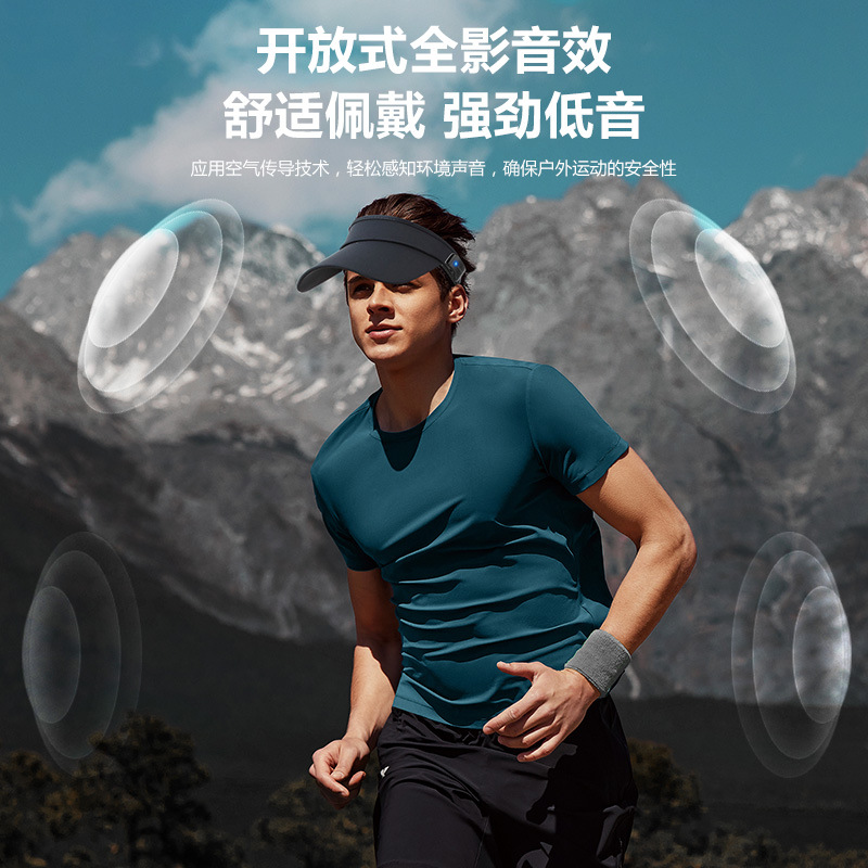 Outdoor Sports Sunshade Empty Top Hat Suitable for Golf, Cycling, Fishing, Mountaineering and Skiing Wireless Bluetooth Music Speaker