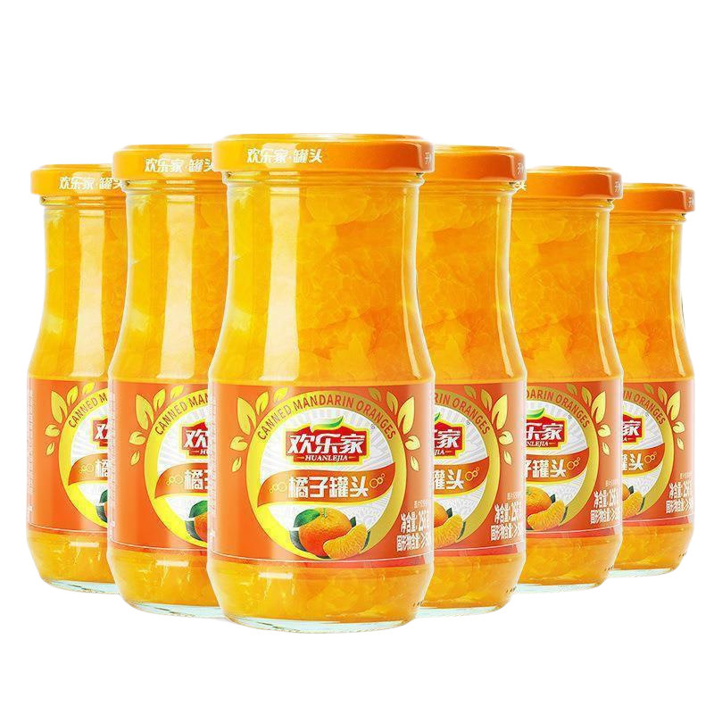 Huanhuijia Canned Fruit/Small Bottle Mixed Orange, Hawthorn, Snow Pear, Coconut, Pineapple Assorted Drop Shipping