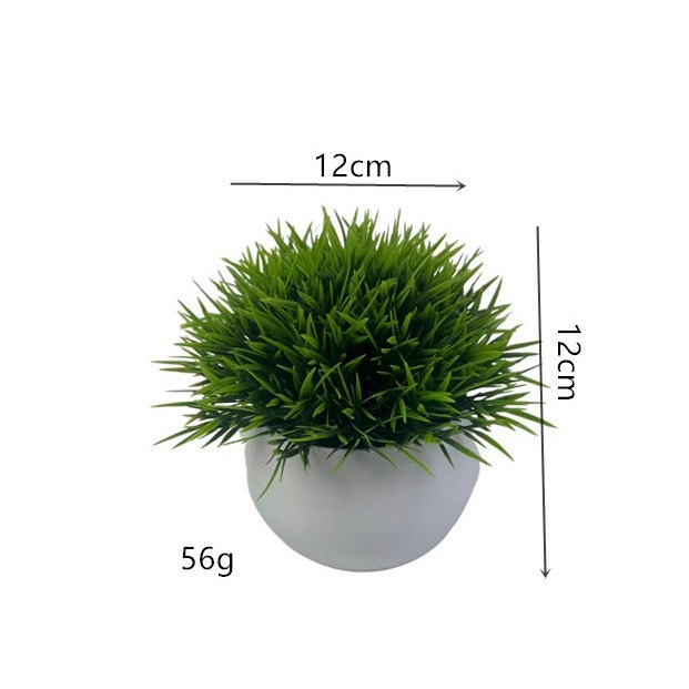 Artificial Simulated Green Plants, Semi-Circular Green Plants, Small Potted Plants, Suitable for Home Furnishings, Semi-Circular Combinations