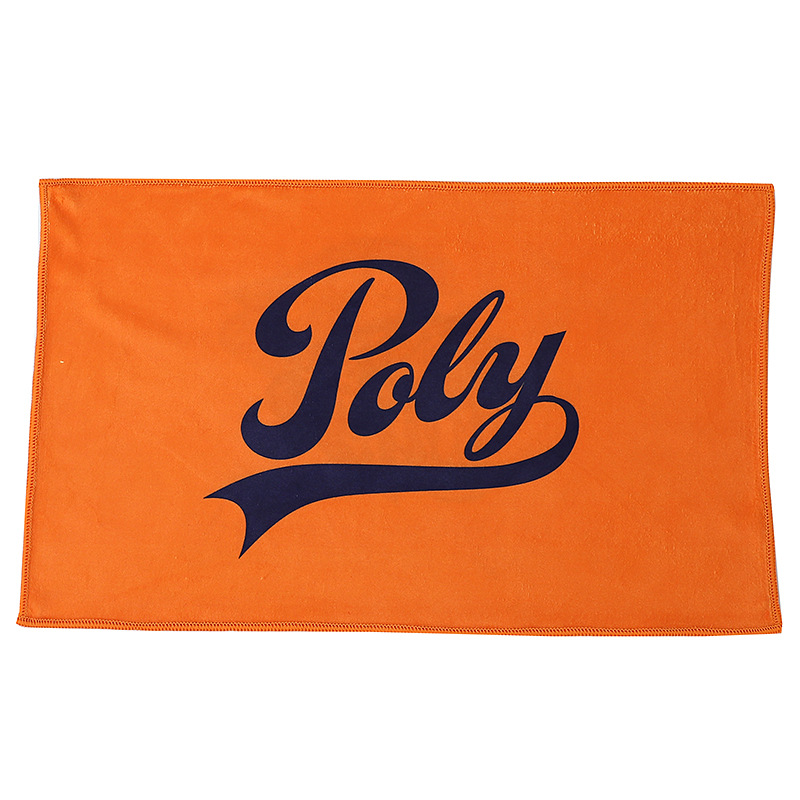 Customized Foreign Trade Order Quick-Drying Water-Absorbing Double-Sided Printing Special-Shaped Microfiber Rally Rally Towel