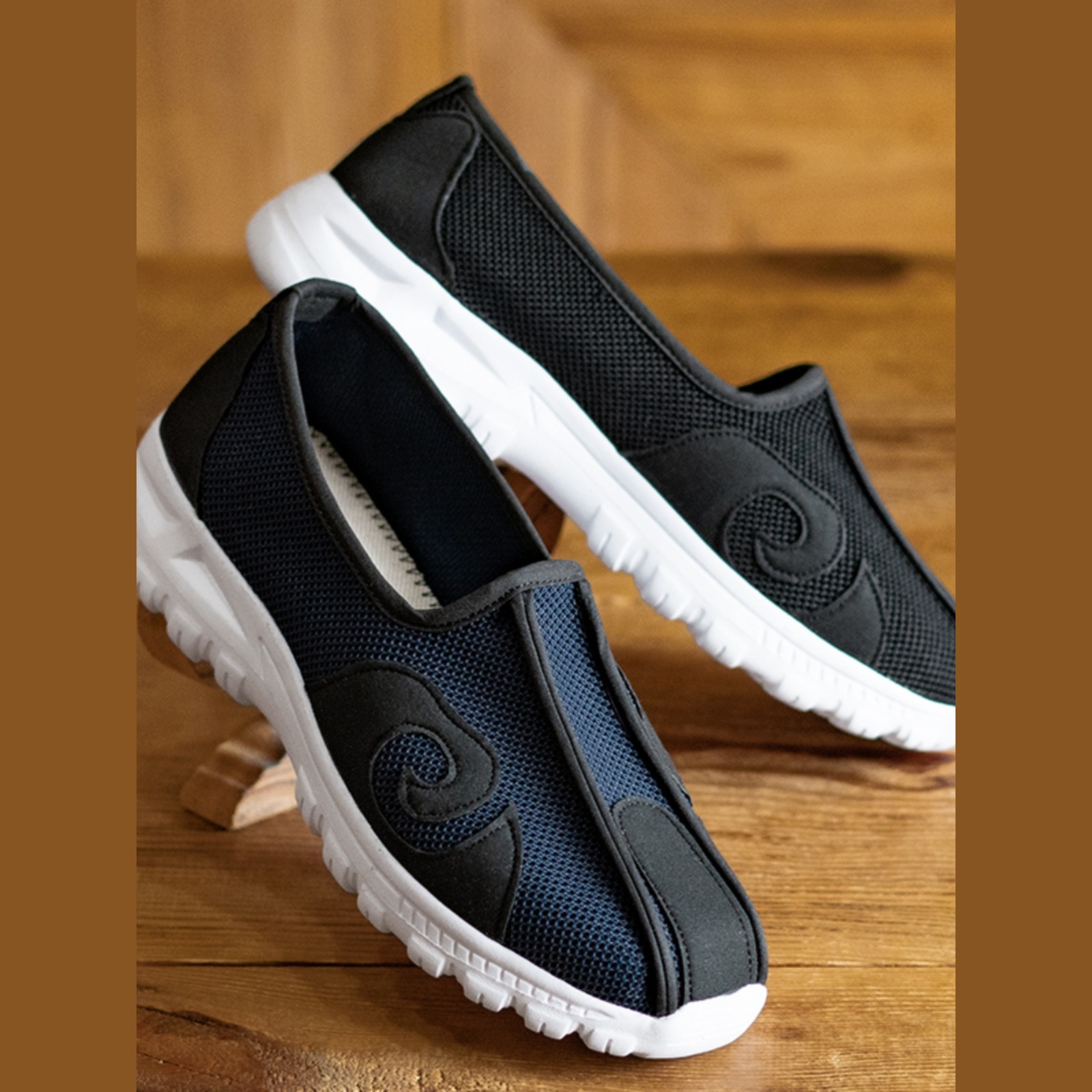 Летние тауистские туфли, облачные крючковые туфли, облачные туфли с брызгами, дышащие туфли тайцзи, туфли для практики Уданга, нескользящие десятиугольные туфли, обувь для утренних упражнений