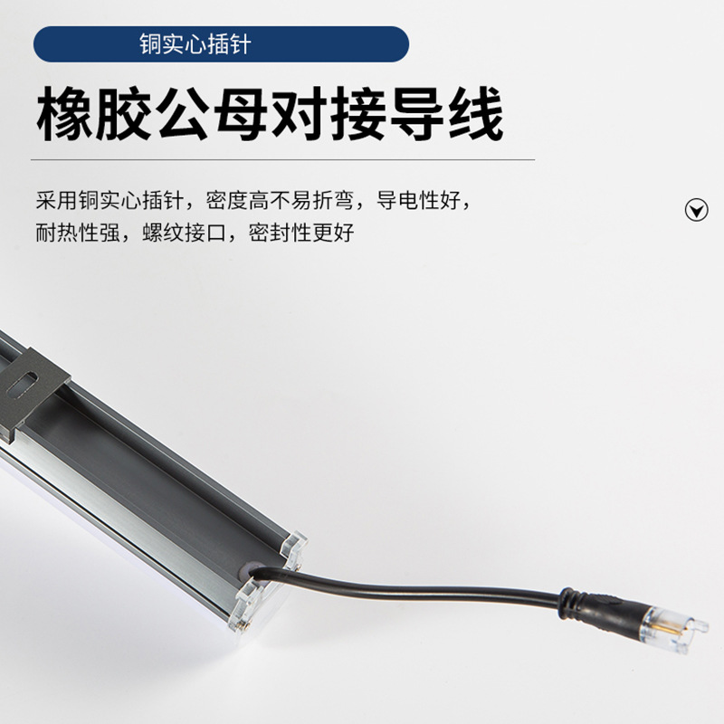 Led Linear Lights Outdoor Guardrail Tube Signboard Lighting Waterproof Strip Lights Engineering Outline Exterior Wall Lighting Wall Washer