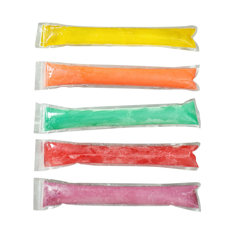 Disposable Stick Popsicle DIY Homemade Crushed Ice Stick Ice Stick Mould Food Grade Ice Cream Popsicle Self-sealing Bag