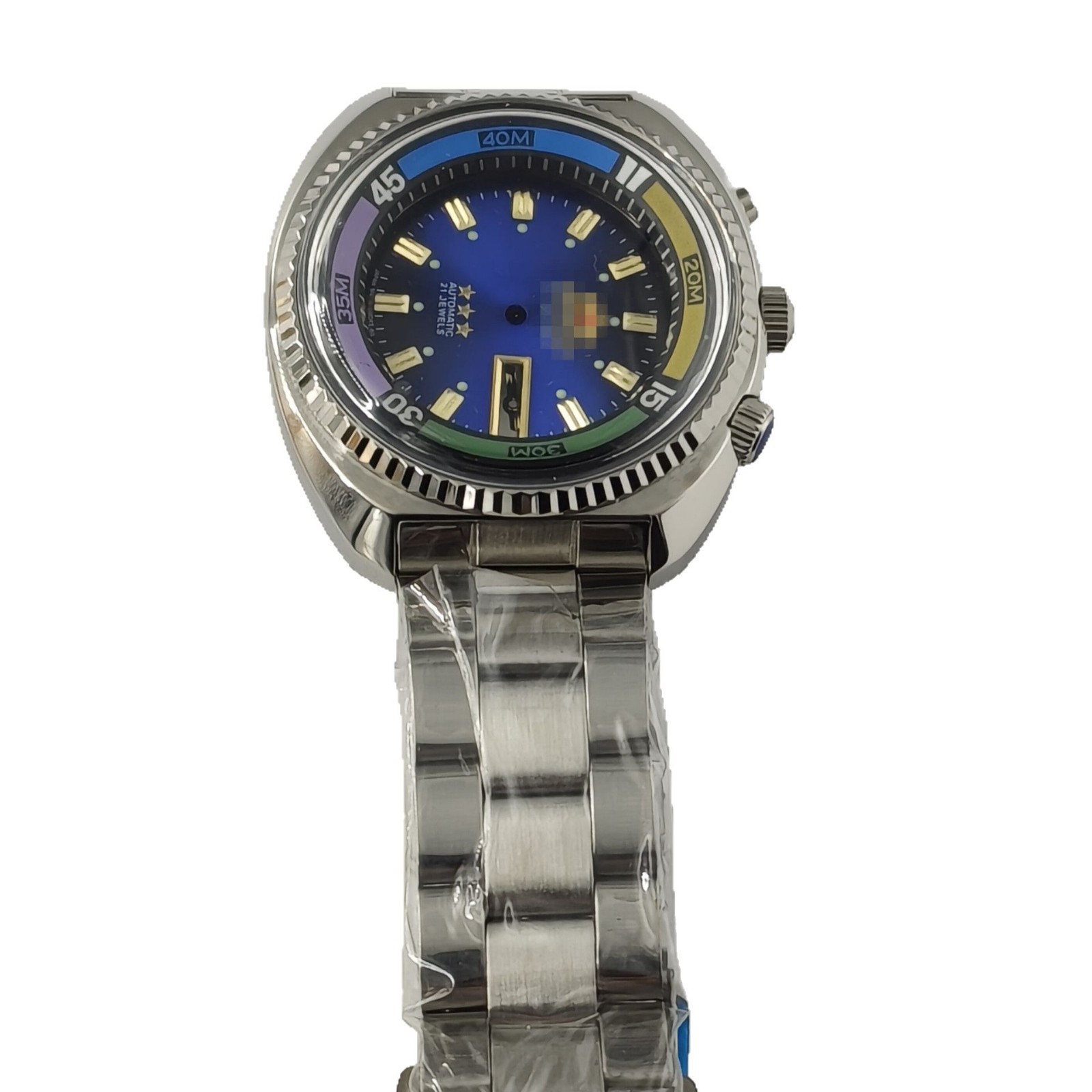 Watch Case Accessories Haiba Double Lion Case 46941/46943 Japanese Oriental Double Lion Case Organic Rubber Cover