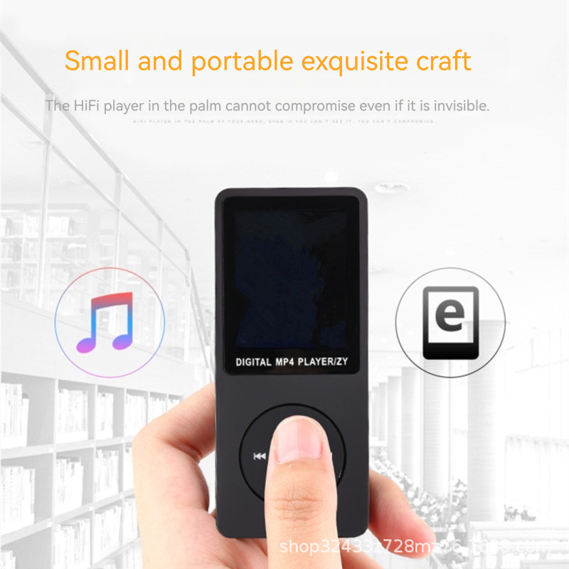 Zy418 Bluetooth External Mp3 Music Player Mp4 Portable Walkman Student 1.8inch Card Mp3