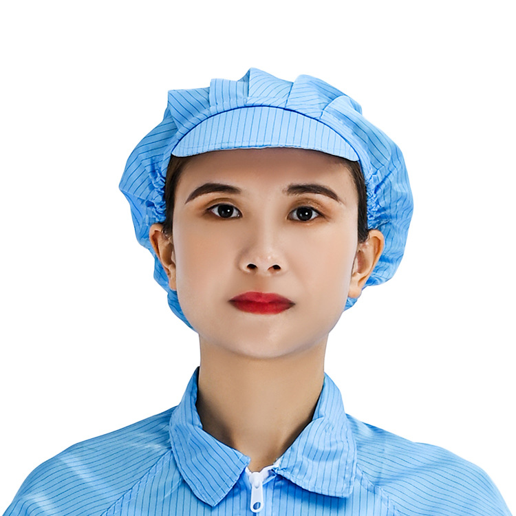 SOURCE Factory wholesale anti-static work cap anti-static peaked cap mesh breathable electronic workshop dustproof clean cap