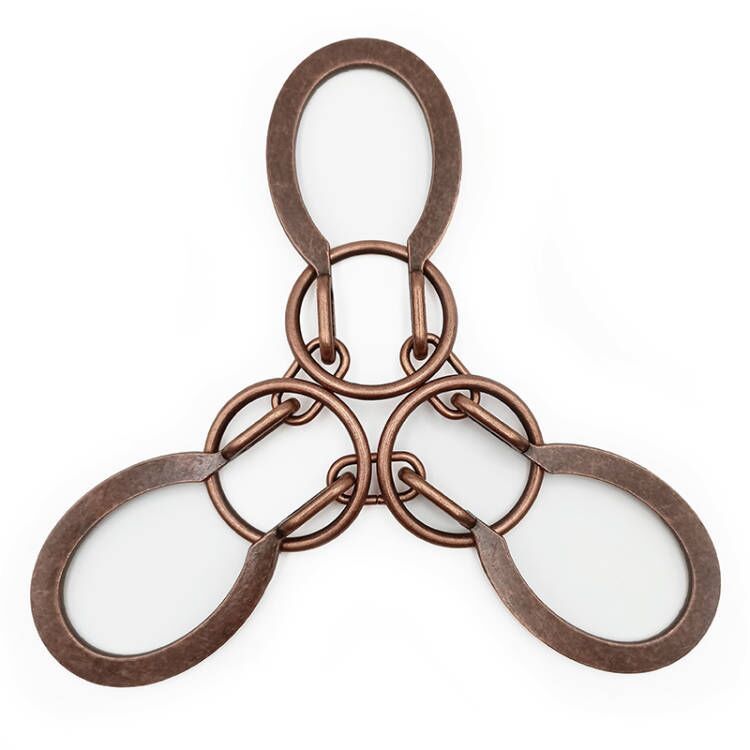 Yile Magic Gold Shake Luban Lock puzzle High Difficulty Level 10 Nine-chain Alloy Educational Toy Kongming Lock