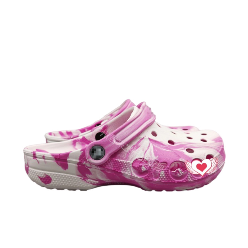 Factory Direct Tie-Dye Celebrity Beaya Color-Blocked Clogs Women's Casual Breathable Sandals New Fashion Slippers