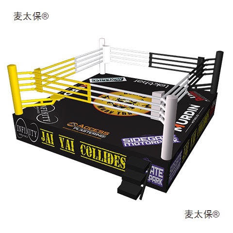 Boxing Ring Mma Competition Standard Floor-Standing Ring Sanda Fighting Training Ring Four-Sided Cage Standard Metabo