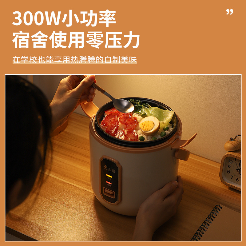 Chigo Mini Rice Cooker Household 1.2/1.6/2 Liter Small Capacity Fully Automatic Rice Cooker Dormitory Cooking Pot