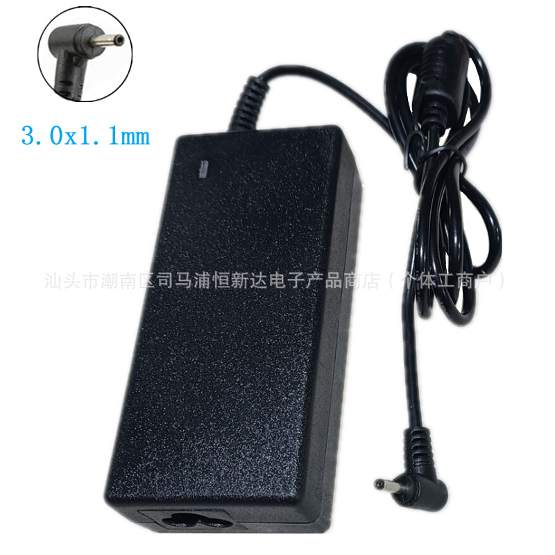 Acer computer charger 19V3.42A notebook power adapter 3.0*1.1 65W