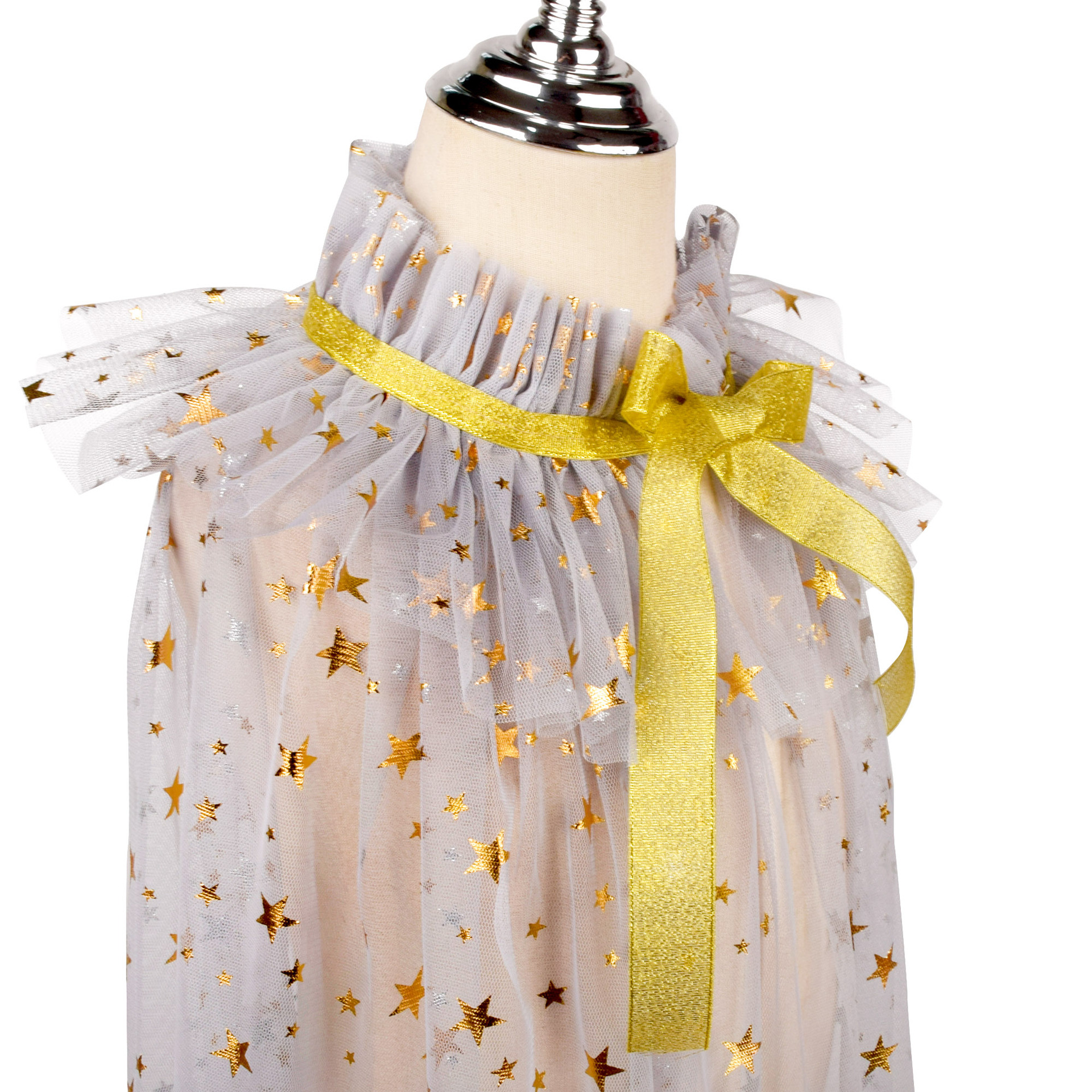 Cross-border Hot-selling Children's Fairy Mesh Cloak Thin Party Performance Cloak Decoration Props Star Wand