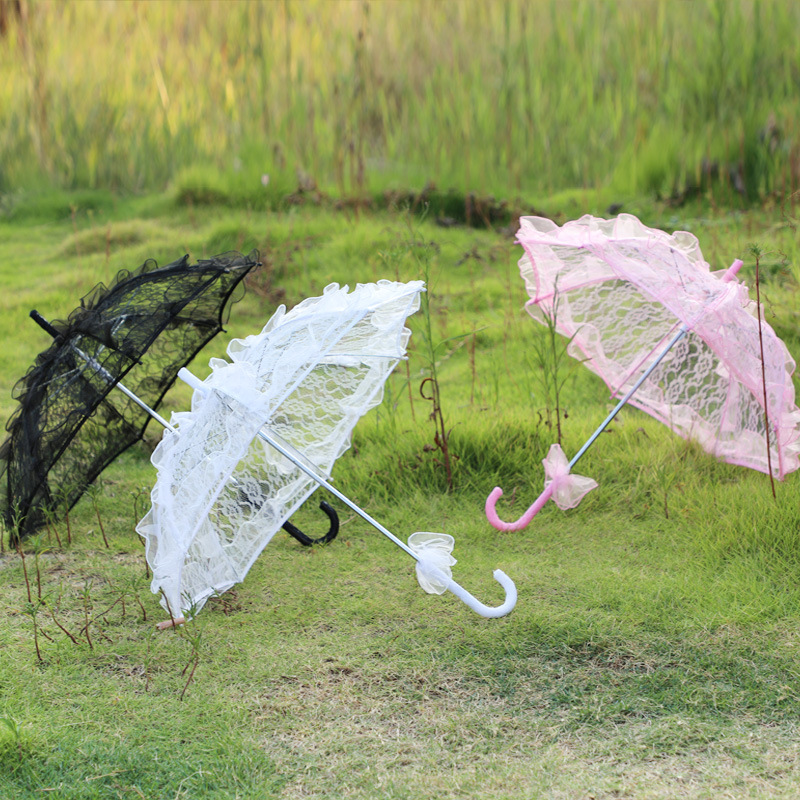 European Style Outdoor Wedding Bride Wedding Lace Umbrella Dance Performance prop Umbrella Wedding Photo Decorative Umbrella
