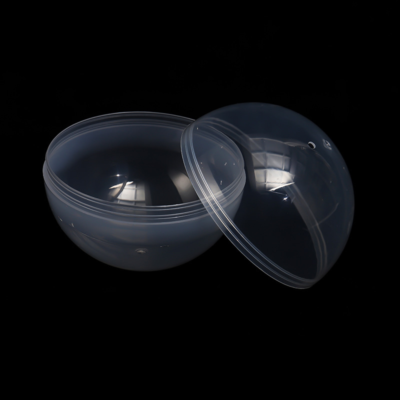 Factory wholesale new transparent twisted egg shell toy egg twisting machine special twisted egg ball twisted egg plastic pp ball shell