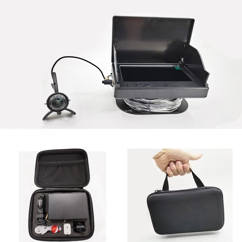 Cross-border explosions 4.3 inch visual fish finder suit Russian/English underwater camera night vision infrared ice fishing artifact