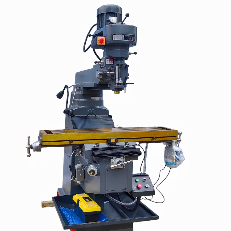 Shenyang Five-Axis Turret Milling Machine, Vertical and Horizontal Drilling and Milling Integrated Machine with Adjustable Table, Model 4 and 5, Universal Swing-Arm Drill with Digital Display
