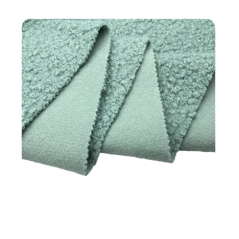 Cashmere Fabric 100% Polyester Lamb Cashmere Fabric Doll Doll Autumn Winter Coat Coat One-sided Wool