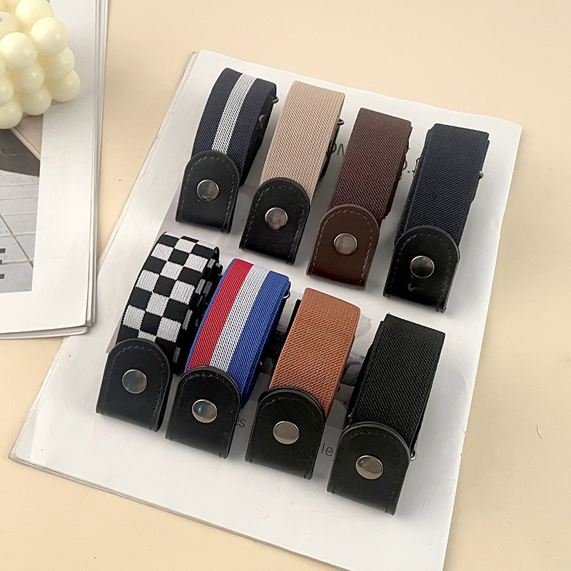 Lazy Traceless Belt Style Women's Summer Decorative Jeans Fashion Trendy Women's Elastic Invisible Belt