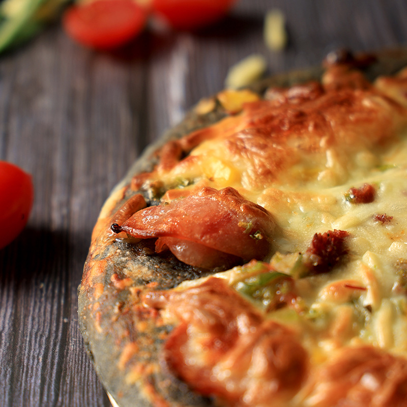 Pizza Semi-Finished Commercial Pizza Whole Box Supreme American Oven Heated Ready-To-Eat Western Restaurant Thick Bottom