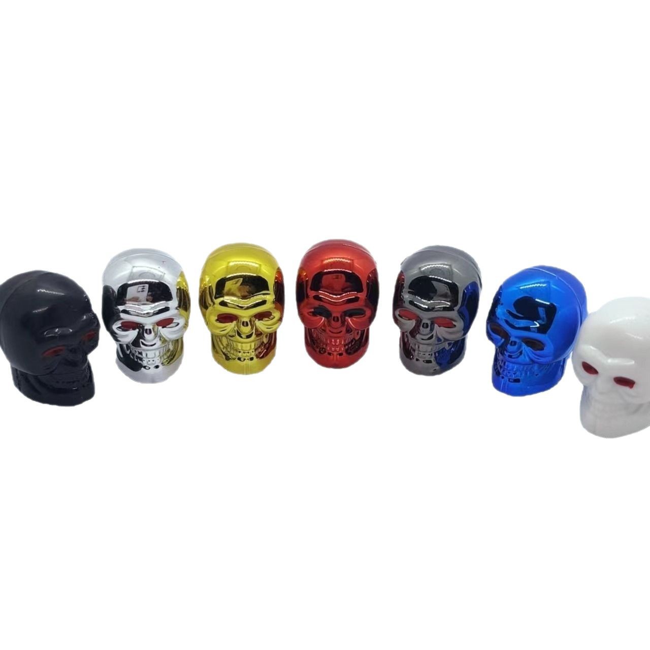 Source Manufacturer Skull Valve Cap Car Motorcycle Bicycle Universal Valve Cover Cross-Border Hot Sale