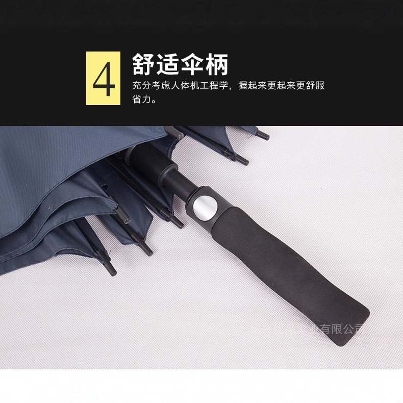 Cross-Border Oversized Men's Fiber Vinyl Umbrella Golf Umbrella Windproof Straight Umbrella Car Various Advertising Umbrellas