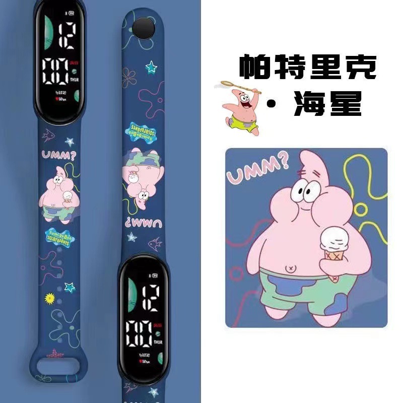 Cross-Border New Product Cartoon Pattern Printed Watch Electronic Sports Creative Fashion Children's Gift Watch Factory Direct Sale