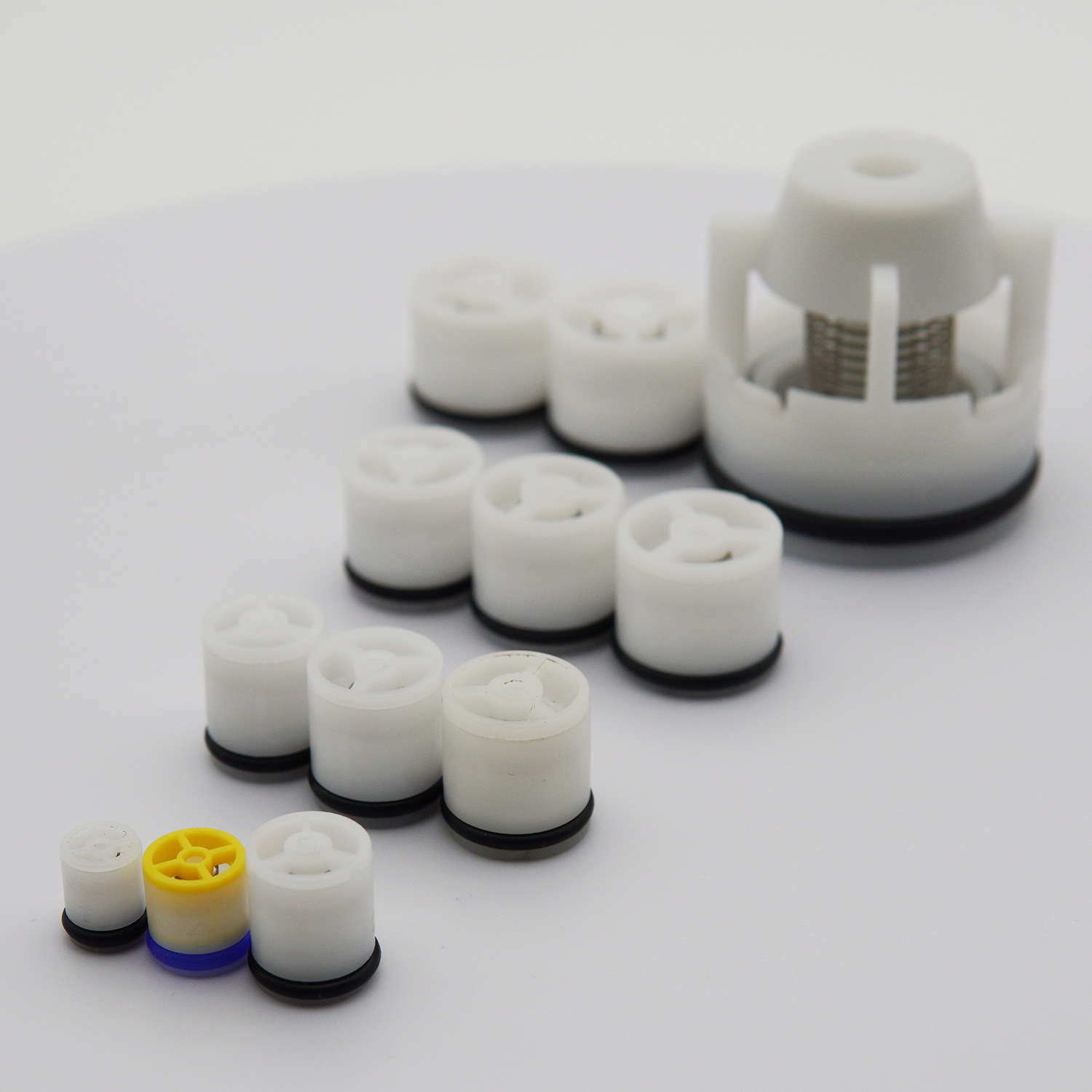 Factory Direct Sales Pom Plastic Check Valve Water Pipe Dn12 13 14 15 16 Water Flow Check Valve