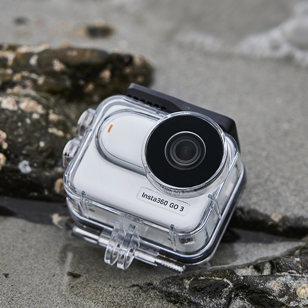Shadowstone Lnsta360 Go3S Waterproof Shell Protective Shell Anti-Fall Shell 60m Diving Shell 360 Action Camera with