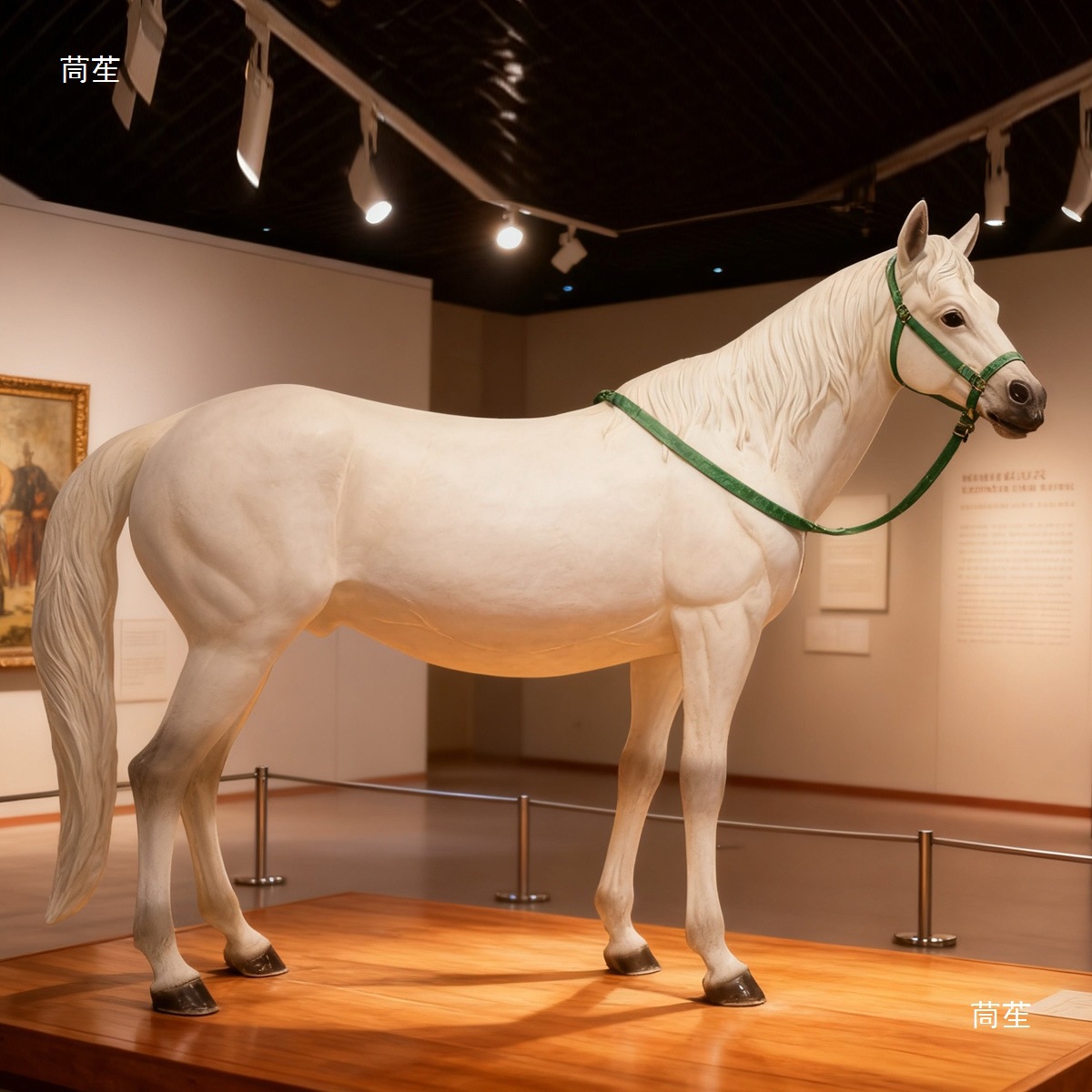 Outdoor Horse Floor Sculpture Living Room Fiberglass Large Ornaments Shopping Mall Kindergarten Animal Model Decorations