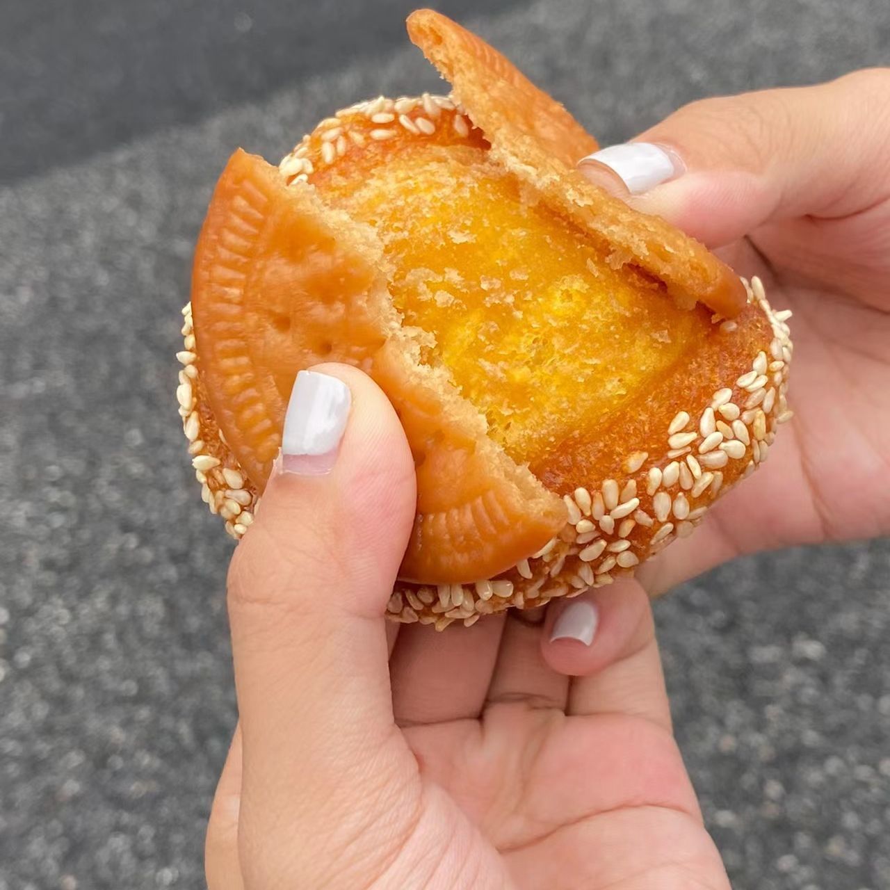 Old-Fashioned Handmade Sesame Pumpkin Cakes, Freshly Made Bulk Traditional Sesame Cakes, Childhood Snacks, Amazon